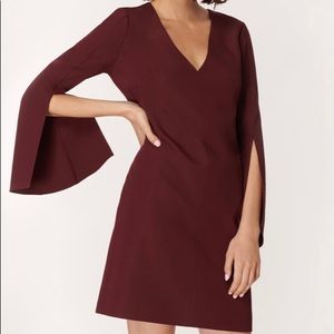 Milly Cady Nicolette Slit Sleeve Dress